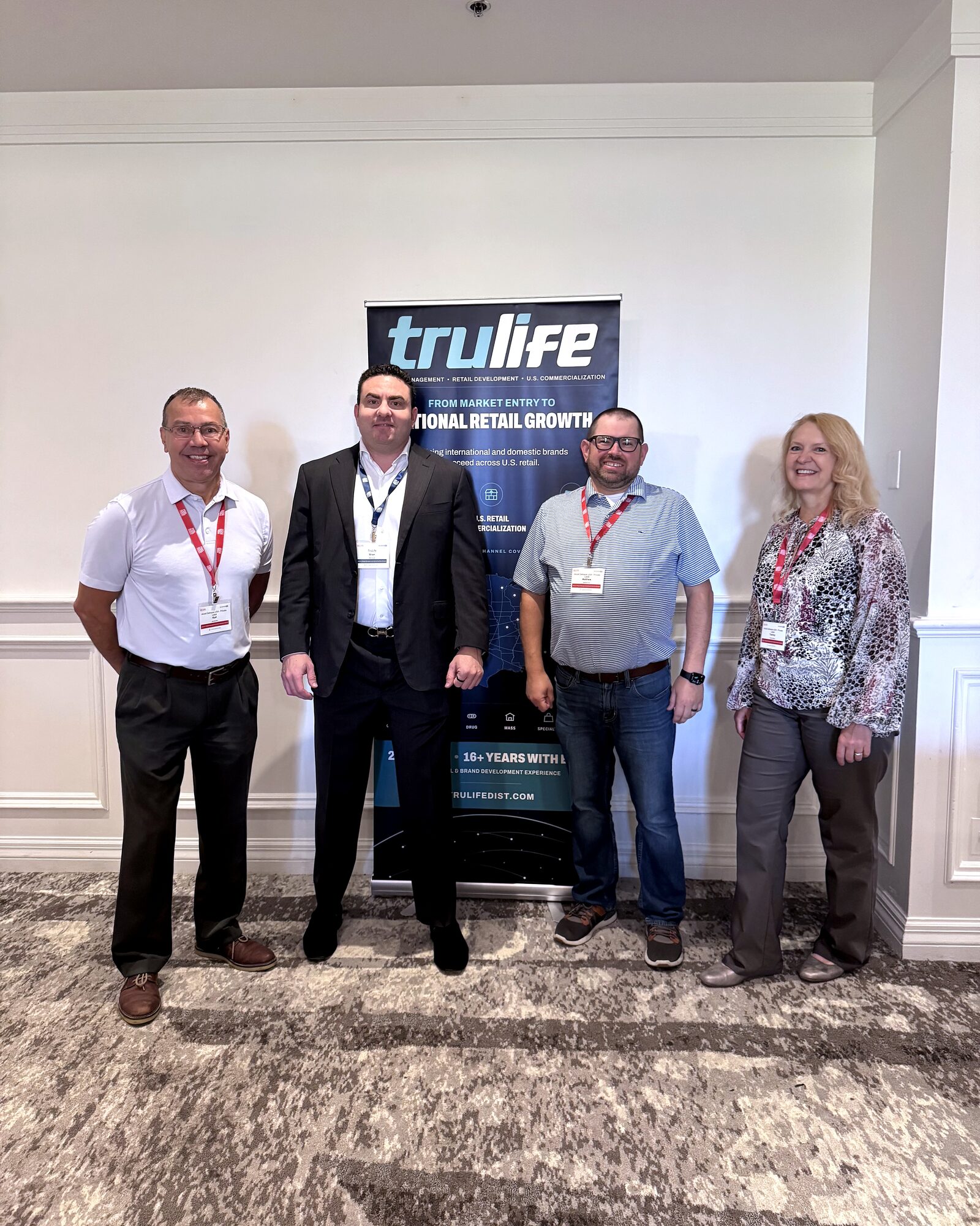 TruLife Distribution meeting with Ahold Delhaize USA representatives at ECRM 2026.