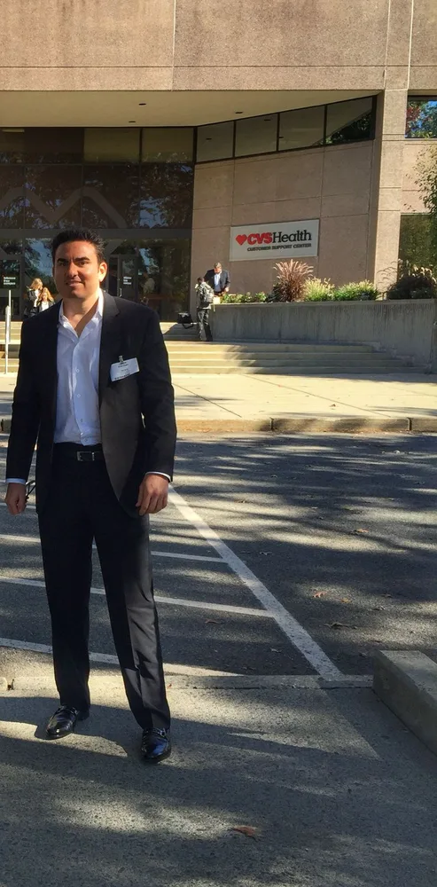 TruLife team member outside the CVS Health headquarters