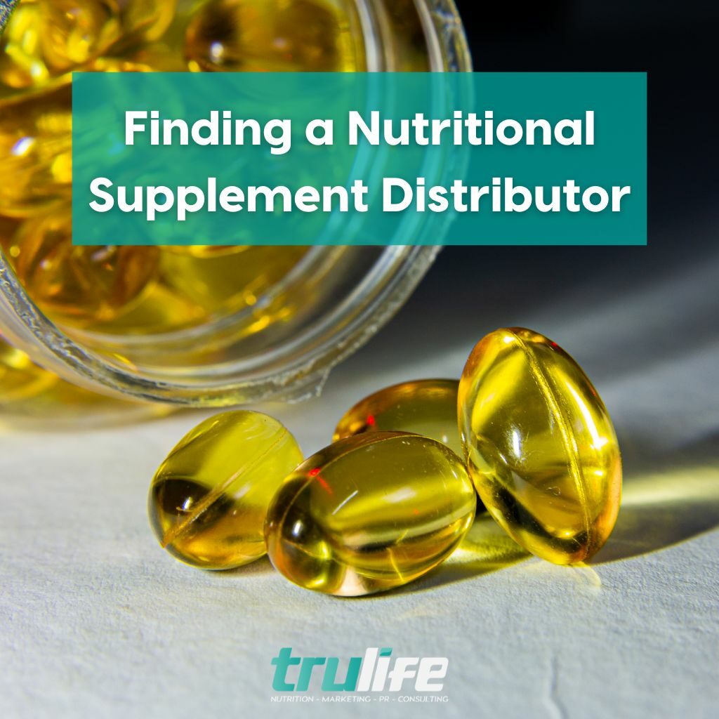 Finding a Nutritional Supplement Distributor